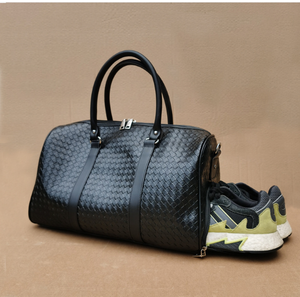 woven travel bag