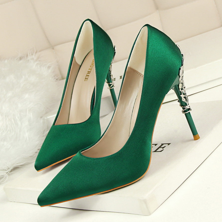 velora emerald elegance stiletto heels