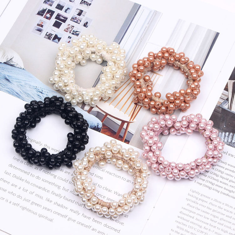 5 pes Velora beaded hair ties
