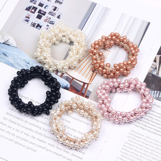 5 pes Velora beaded hair ties