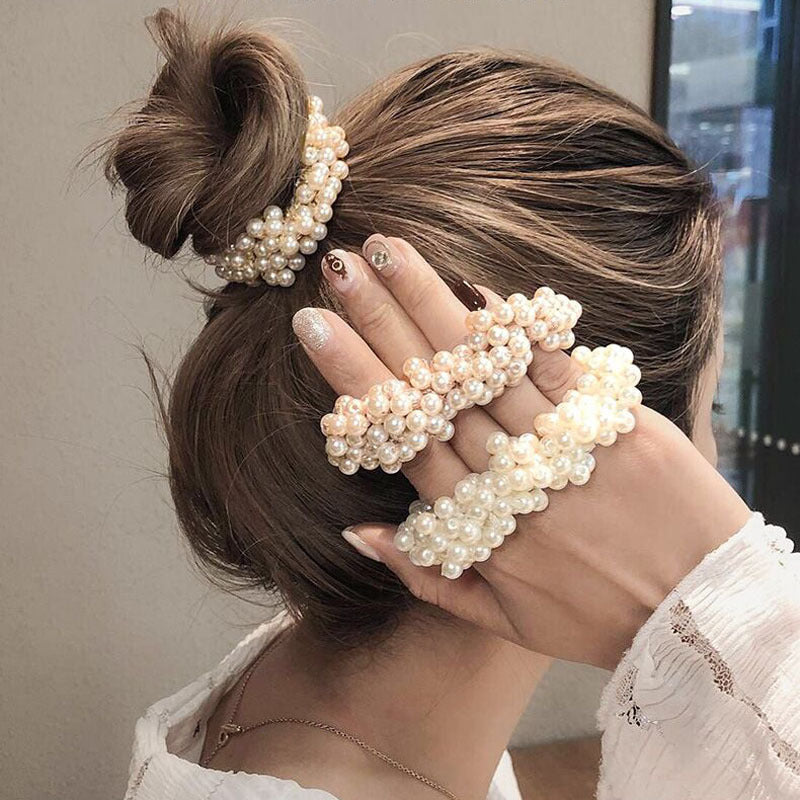 5 pes Velora beaded hair ties