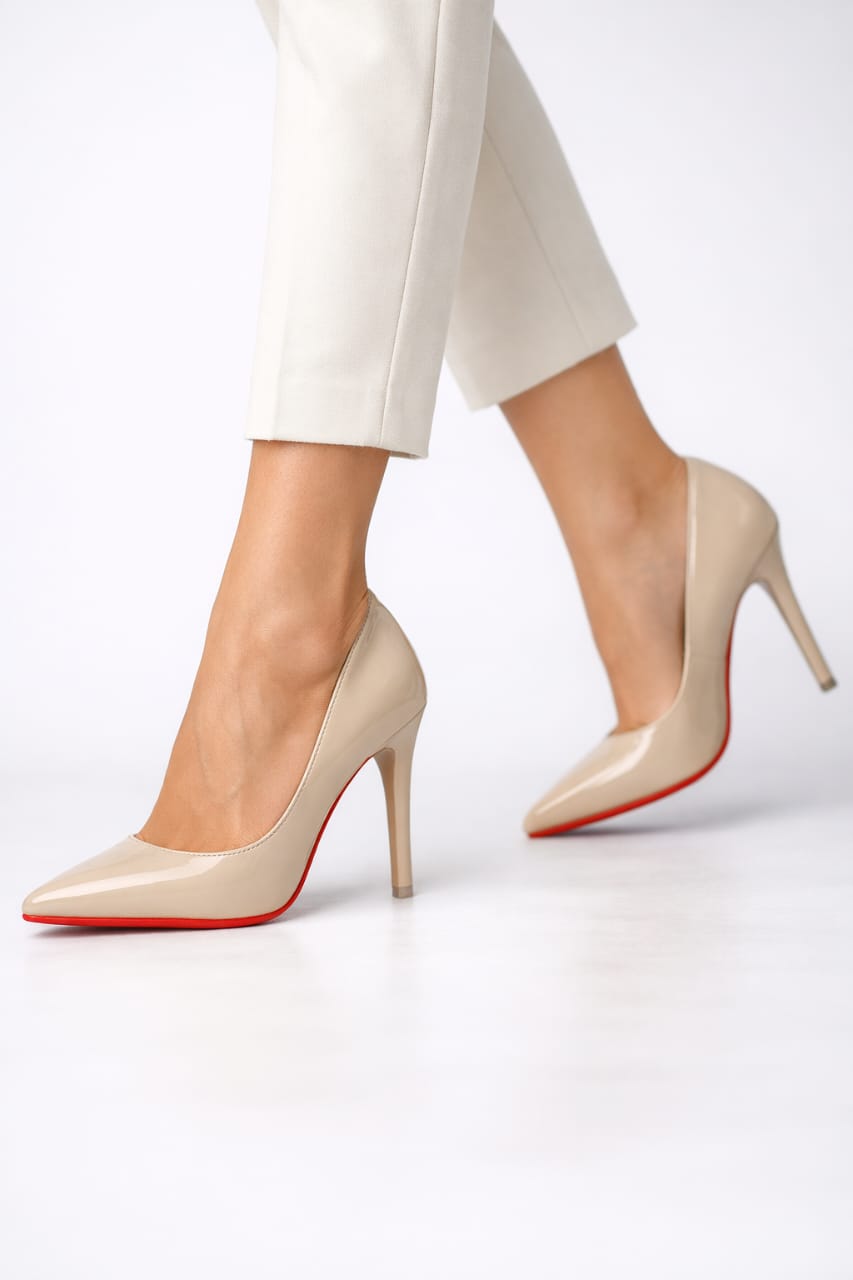 Velora classic pointed-toe stilettos "Red Sole Edition"