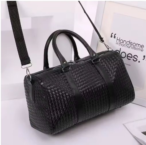 woven travel bag