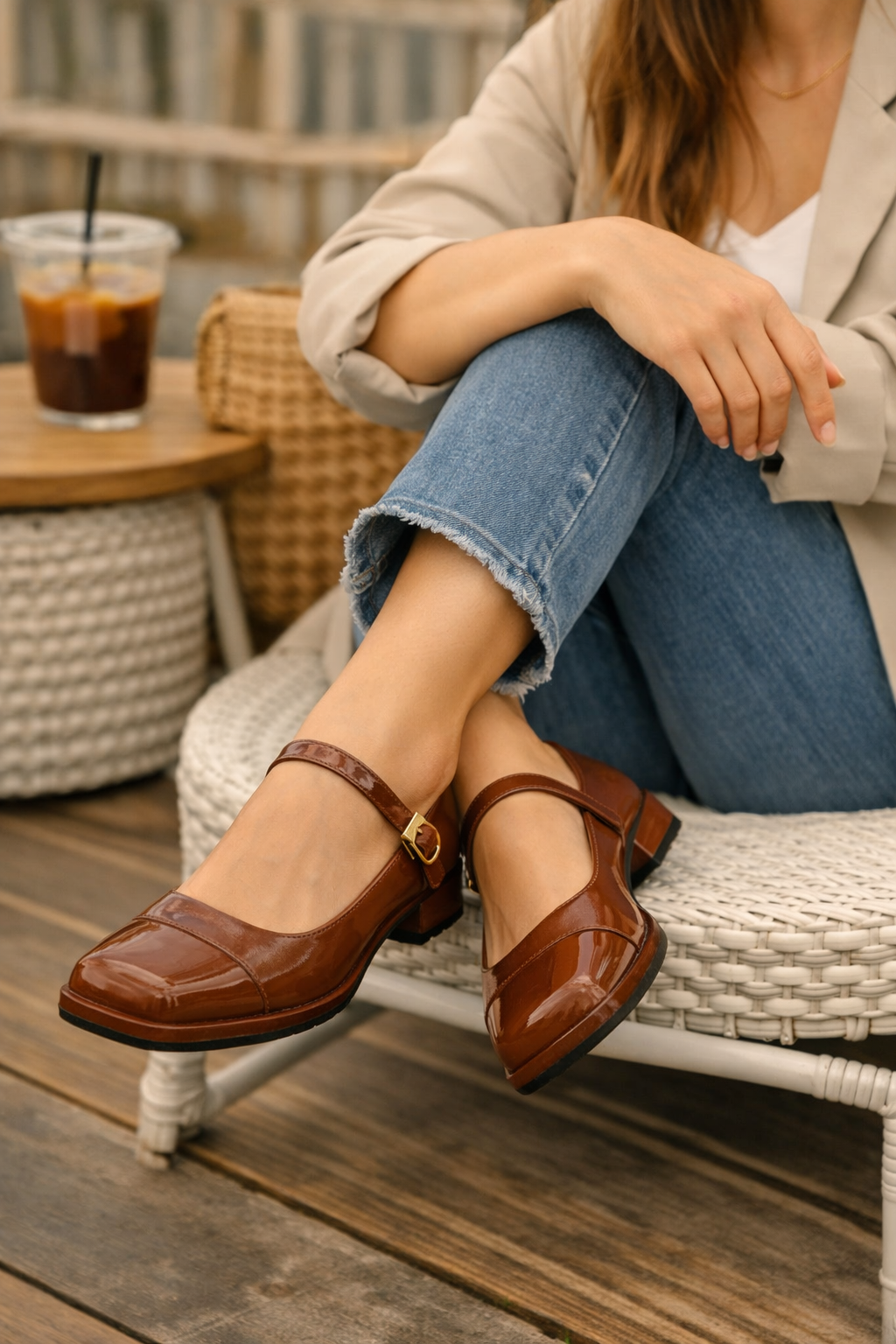 Velora classic mary jane flats